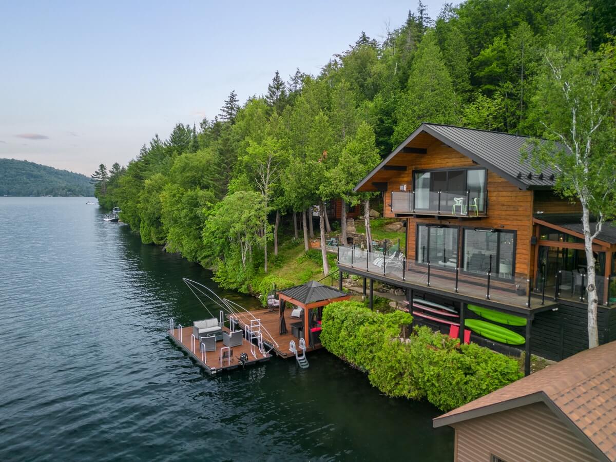 Chalets au bord du lac